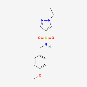 1-ethyl-N-(4-methoxybenzyl)-1H-pyrazole-4-sulfonamide