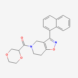 5-(1,4-dioxan-2-ylcarbonyl)-3-(1-naphthyl)-4,5,6,7-tetrahydroisoxazolo[4,5-c]pyridine