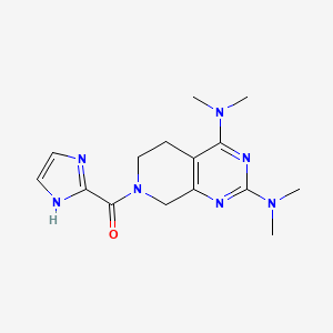 7-(1H-imidazol-2-ylcarbonyl)-N,N,N',N'-tetramethyl-5,6,7,8-tetrahydropyrido[3,4-d]pyrimidine-2,4-diamine