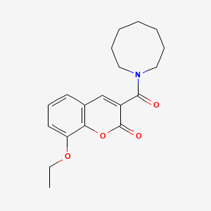 3-(1-azocanylcarbonyl)-8-ethoxy-2H-chromen-2-one