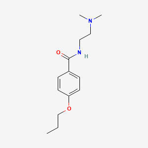 N-[2-(dimethylamino)ethyl]-4-propoxybenzamide