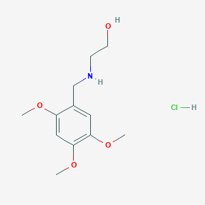 2-[(2,4,5-Trimethoxyphenyl)methylamino]ethanol;hydrochloride