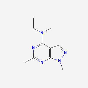 N-ethyl-N,1,6-trimethyl-1H-pyrazolo[3,4-d]pyrimidin-4-amine