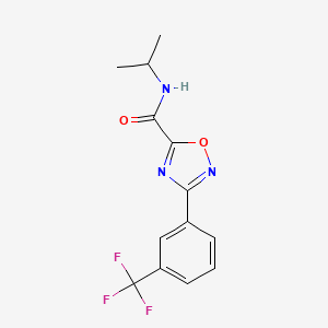 N-isopropyl-3-[3-(trifluoromethyl)phenyl]-1,2,4-oxadiazole-5-carboxamide