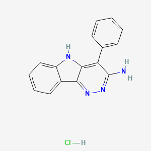 4-phenyl-5H-pyridazino[4,3-b]indol-3-amine hydrochloride