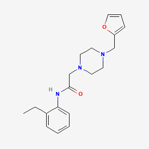 N-(2-ethylphenyl)-2-[4-(furan-2-ylmethyl)piperazin-1-yl]acetamide