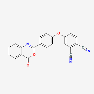 4-[4-(4-Oxo-3,1-benzoxazin-2-yl)phenoxy]benzene-1,2-dicarbonitrile