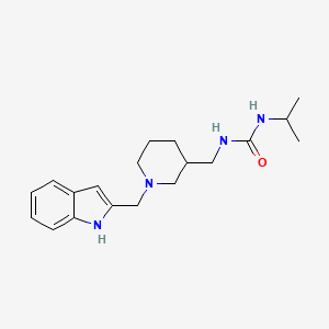 N-{[1-(1H-indol-2-ylmethyl)piperidin-3-yl]methyl}-N'-isopropylurea