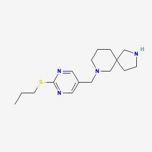 7-{[2-(propylthio)-5-pyrimidinyl]methyl}-2,7-diazaspiro[4.5]decane dihydrochloride