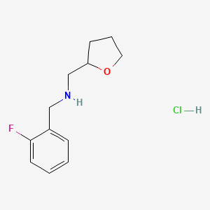 (2-fluorobenzyl)(tetrahydro-2-furanylmethyl)amine hydrochloride