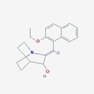 2-[(2-ethoxy-1-naphthyl)methylene]quinuclidin-3-ol