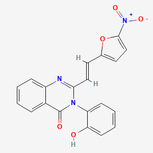 3-(2-hydroxyphenyl)-2-[2-(5-nitro-2-furyl)vinyl]-4(3H)-quinazolinone