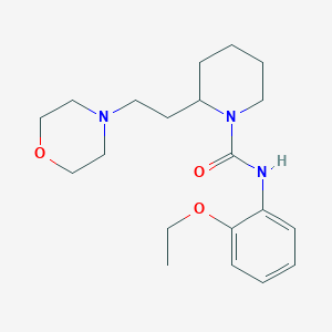 N-(2-ethoxyphenyl)-2-[2-(4-morpholinyl)ethyl]-1-piperidinecarboxamide