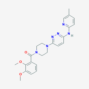 6-[4-(2,3-dimethoxybenzoyl)-1-piperazinyl]-N-(5-methyl-2-pyridinyl)-3-pyridazinamine