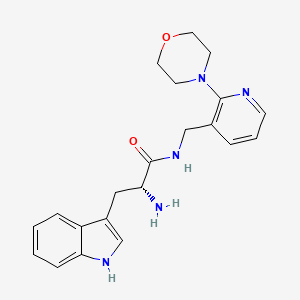 N-[(2-morpholin-4-ylpyridin-3-yl)methyl]-D-tryptophanamide