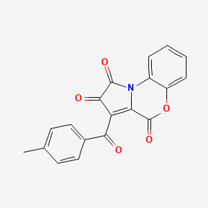 3-(4-methylbenzoyl)-1H-pyrrolo[2,1-c][1,4]benzoxazine-1,2,4-trione