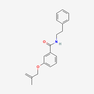 3-[(2-methyl-2-propen-1-yl)oxy]-N-(2-phenylethyl)benzamide