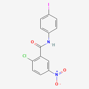 2-chloro-N-(4-iodophenyl)-5-nitrobenzamide