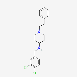 N-(3,4-dichlorobenzyl)-1-(2-phenylethyl)-4-piperidinamine