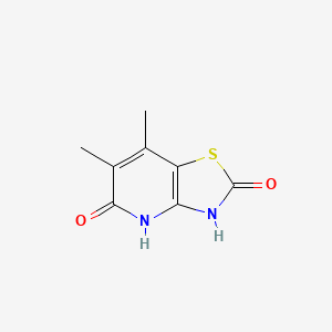 5-hydroxy-6,7-dimethyl[1,3]thiazolo[4,5-b]pyridin-2(3H)-one