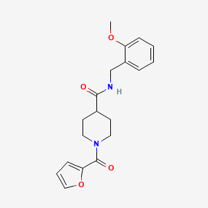 1-(2-furoyl)-N-(2-methoxybenzyl)piperidine-4-carboxamide