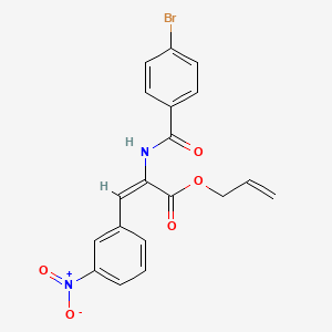 allyl 2-[(4-bromobenzoyl)amino]-3-(3-nitrophenyl)acrylate