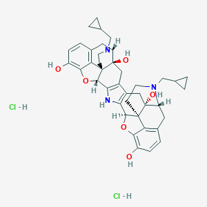 molecular formula C40H45Cl2N3O6 B052625 去甲-双啡肽二盐酸盐 CAS No. 113158-34-2