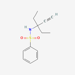 N-(1,1-diethyl-2-propyn-1-yl)benzenesulfonamide