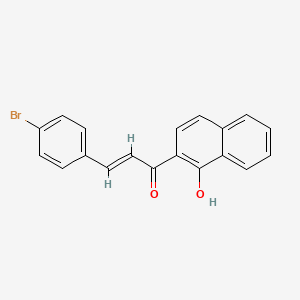 3-(4-bromophenyl)-1-(1-hydroxy-2-naphthyl)-2-propen-1-one