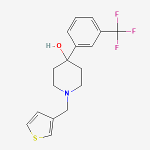 1-(3-thienylmethyl)-4-[3-(trifluoromethyl)phenyl]-4-piperidinol