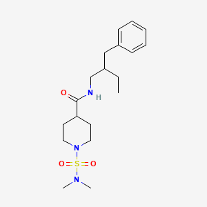 N-(2-benzylbutyl)-1-[(dimethylamino)sulfonyl]-4-piperidinecarboxamide