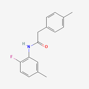 N-(2-fluoro-5-methylphenyl)-2-(4-methylphenyl)acetamide