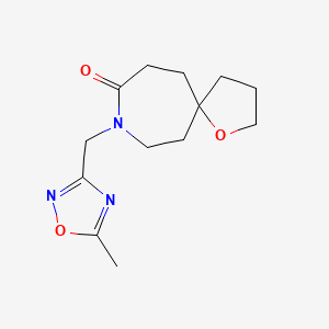 8-[(5-methyl-1,2,4-oxadiazol-3-yl)methyl]-1-oxa-8-azaspiro[4.6]undecan-9-one