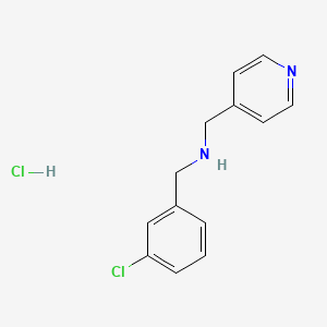 molecular formula C13H14Cl2N2 B5262829 (3-chlorobenzyl)(4-pyridinylmethyl)amine hydrochloride 