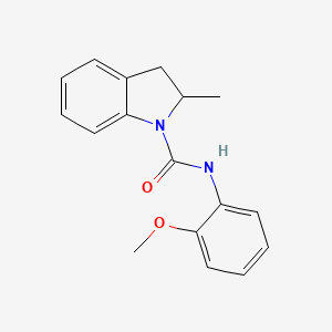 N-(2-methoxyphenyl)-2-methyl-2,3-dihydro-1H-indole-1-carboxamide