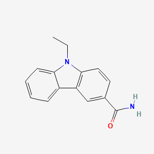 9-ethyl-9H-carbazole-3-carboxamide