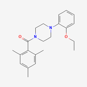 [4-(2-ETHOXYPHENYL)PIPERAZINO](MESITYL)METHANONE