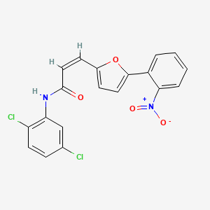 N-(2,5-dichlorophenyl)-3-[5-(2-nitrophenyl)-2-furyl]acrylamide