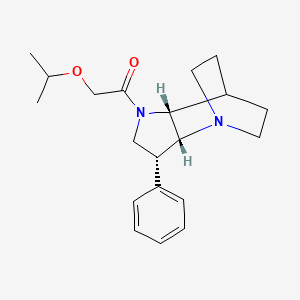 (3R*,3aR*,7aR*)-1-(isopropoxyacetyl)-3-phenyloctahydro-4,7-ethanopyrrolo[3,2-b]pyridine