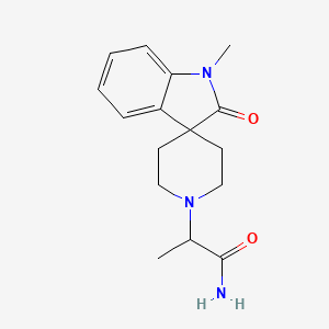 2-(1-methyl-2-oxo-1,2-dihydro-1'H-spiro[indole-3,4'-piperidin]-1'-yl)propanamide