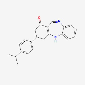 3-(4-isopropylphenyl)-2,3,4,5-tetrahydro-1H-dibenzo[b,e][1,4]diazepin-1-one