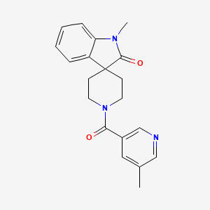 1-methyl-1'-[(5-methylpyridin-3-yl)carbonyl]spiro[indole-3,4'-piperidin]-2(1H)-one