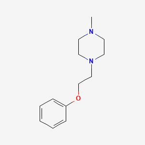 molecular formula C13H20N2O B5263305 1-methyl-4-(2-phenoxyethyl)piperazine 