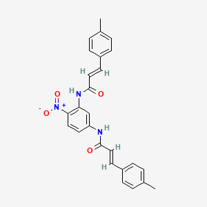 N,N'-(4-nitro-1,3-phenylene)bis[3-(4-methylphenyl)acrylamide]