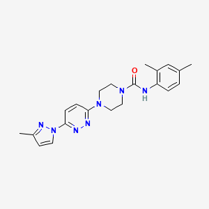 N-(2,4-dimethylphenyl)-4-[6-(3-methyl-1H-pyrazol-1-yl)-3-pyridazinyl]-1-piperazinecarboxamide