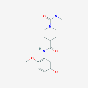 N~4~-(2,5-dimethoxyphenyl)-N~1~,N~1~-dimethyl-1,4-piperidinedicarboxamide