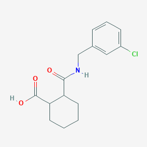 2-{[(3-chlorobenzyl)amino]carbonyl}cyclohexanecarboxylic acid