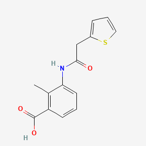 2-methyl-3-[(2-thienylacetyl)amino]benzoic acid