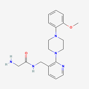 N~1~-({2-[4-(2-methoxyphenyl)piperazin-1-yl]pyridin-3-yl}methyl)glycinamide