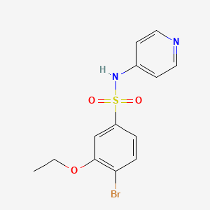 4-bromo-3-ethoxy-N-4-pyridinylbenzenesulfonamide